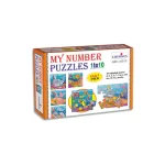 Creative’s My Number Puzzles 1 to 10 Learning Set for Kids Counting Toy Age 3+