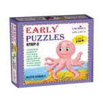 Creative’s Early Puzzle Step-2 Water Animals 5-in-1 Montessori Toy Age 3+