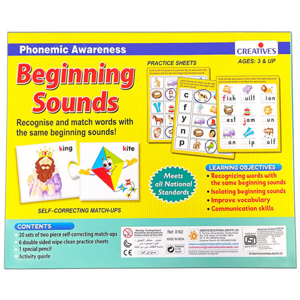 Creative's- Beginning sounds