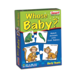 Smart Whose Baby 21 Self-Correcting Animal Baby Puzzles Ages 3+