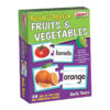 Smart Read & Match Fruits & Vegetables | Picture Word Puzzle | Ages 4+