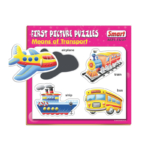 Smart First Puzzles – Transport | Age 2+ | 4 Piece Vehicle Puzzle