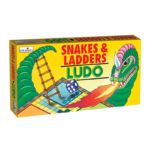 Creative's Snakes & Ladders • Ludo | 2-in-1 Classic Family Board Game | Ages 3+