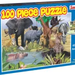 100 Piece Puzzle African Animals