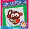 cross stitch monkey