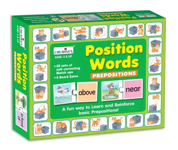 Creative’s Position Words Prepositions Game Age 4+ English Learning Board