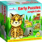 Creative’s Jungle Cubs Early Puzzles – Preschool Learning Set