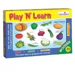 Creative's Play N Learn – Vegetables Wooden Educational Puzzle